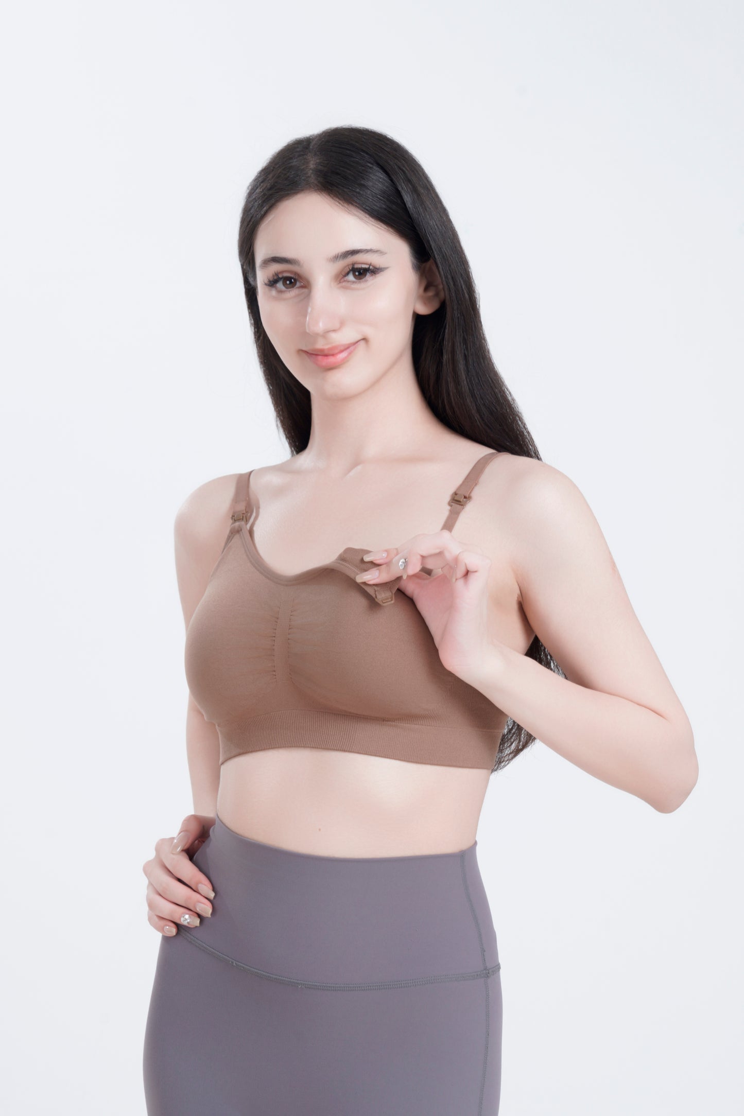 Classic Nursing Bra – Comfortable, Soft Support & Easy Nursing Access