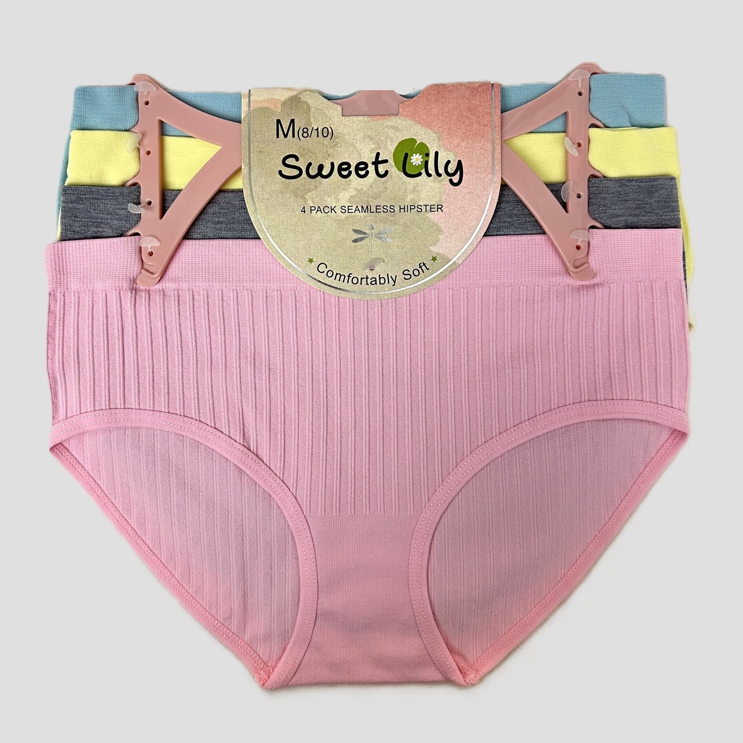 Mystery Random 5-Pack Seamless Hipster Underwear – Girls' Sizes