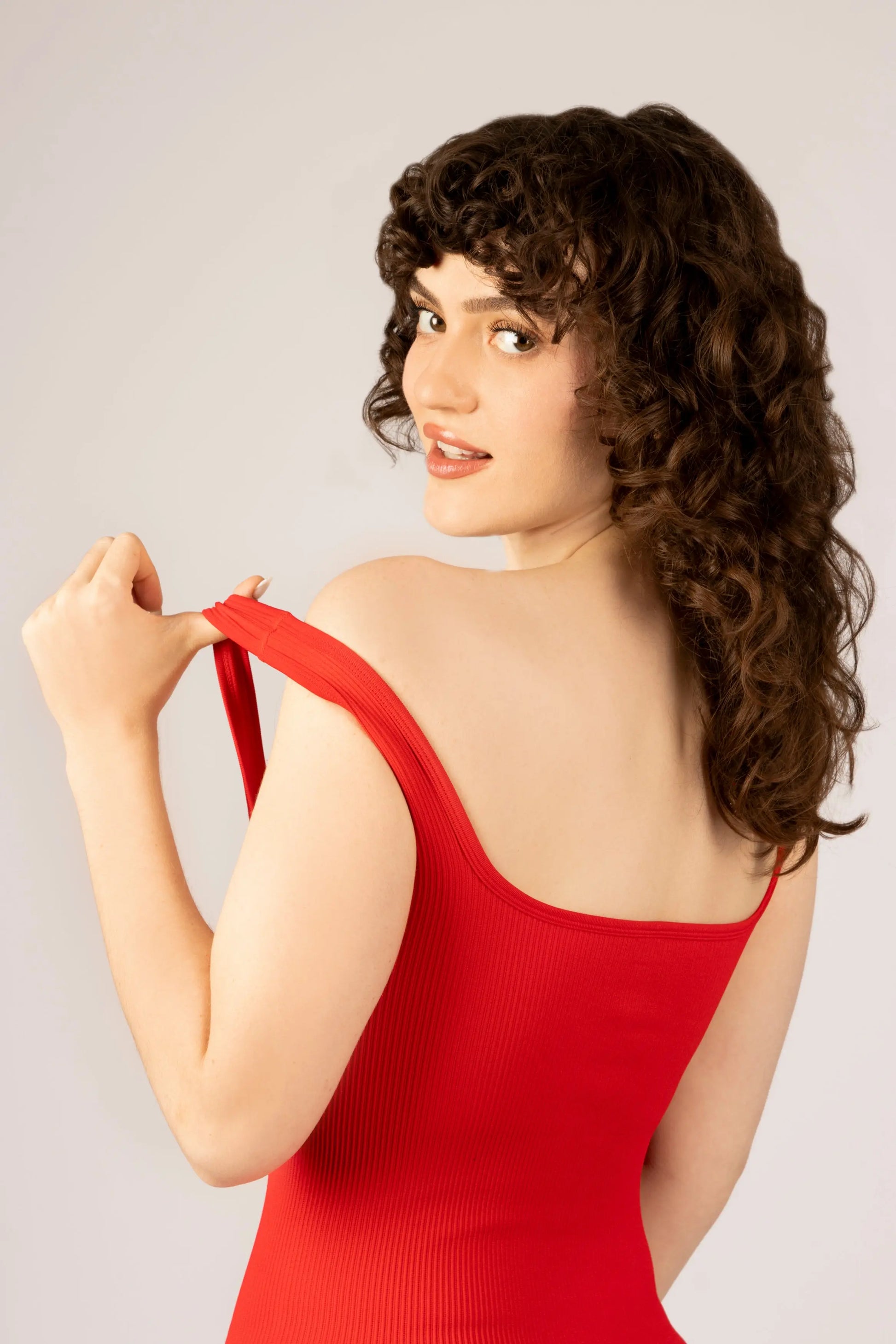 Change | 3-Piece Women's Square-Neck Bodysuit,Tummy Control Bodysuit, Tops, Womenswear Fit Spandex Sleeveless ribbed bodysuit Under Control