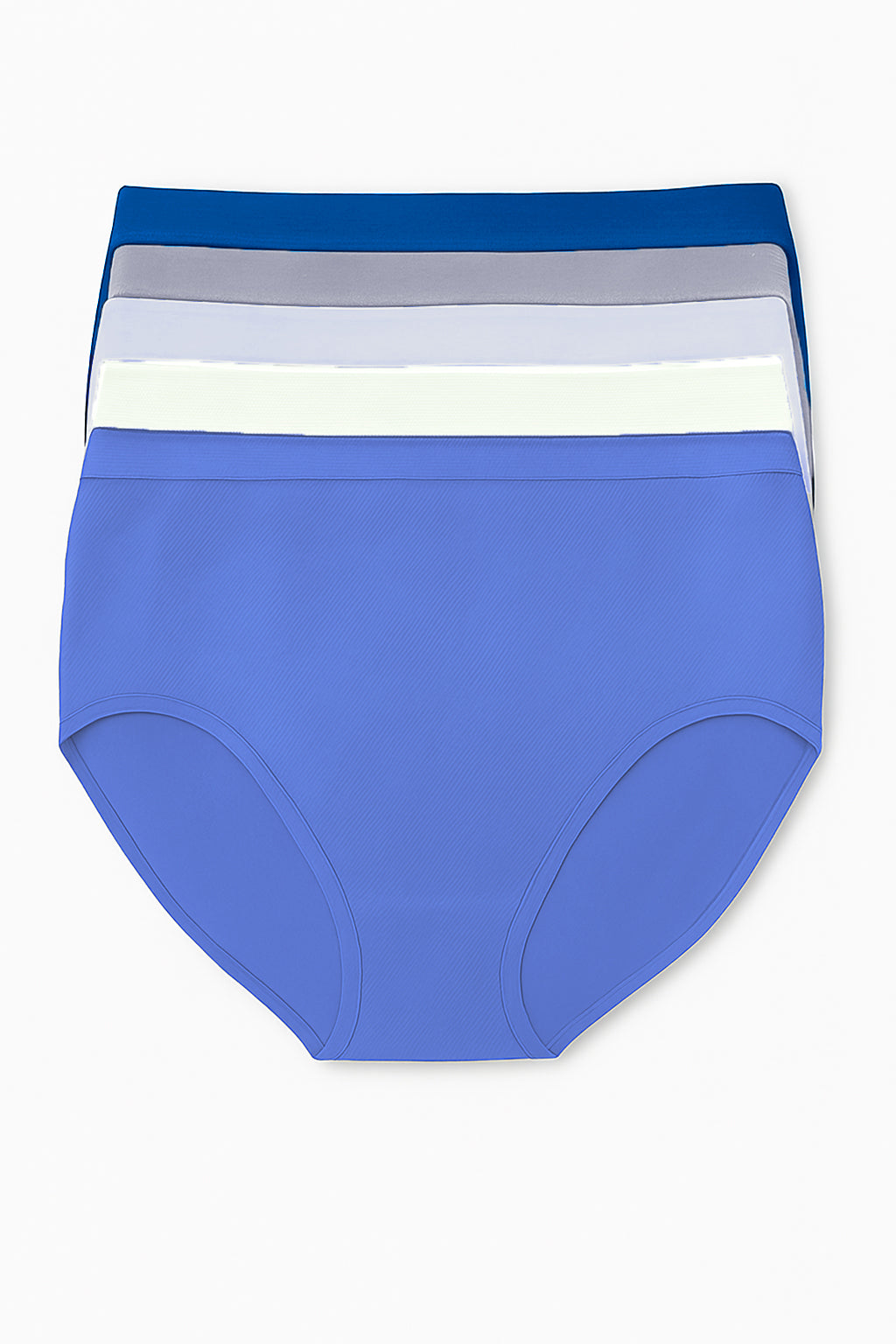 Plus Size Everyday Comfort 5-Pack Briefs - Sea & Sky Collection