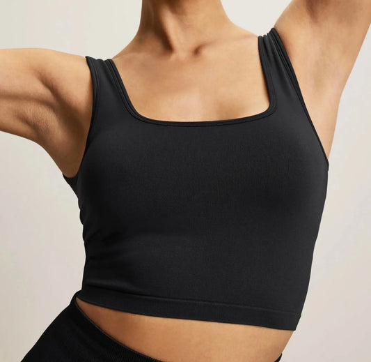 Jilla Active | PRESENCE RECYCLED LONGLINE BRA - Removable Pad Sport Bra Jilla Active