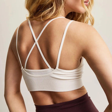 Jilla Active | MANDALA MODAL BRA - Double-layered Crossover Bra Jilla Active