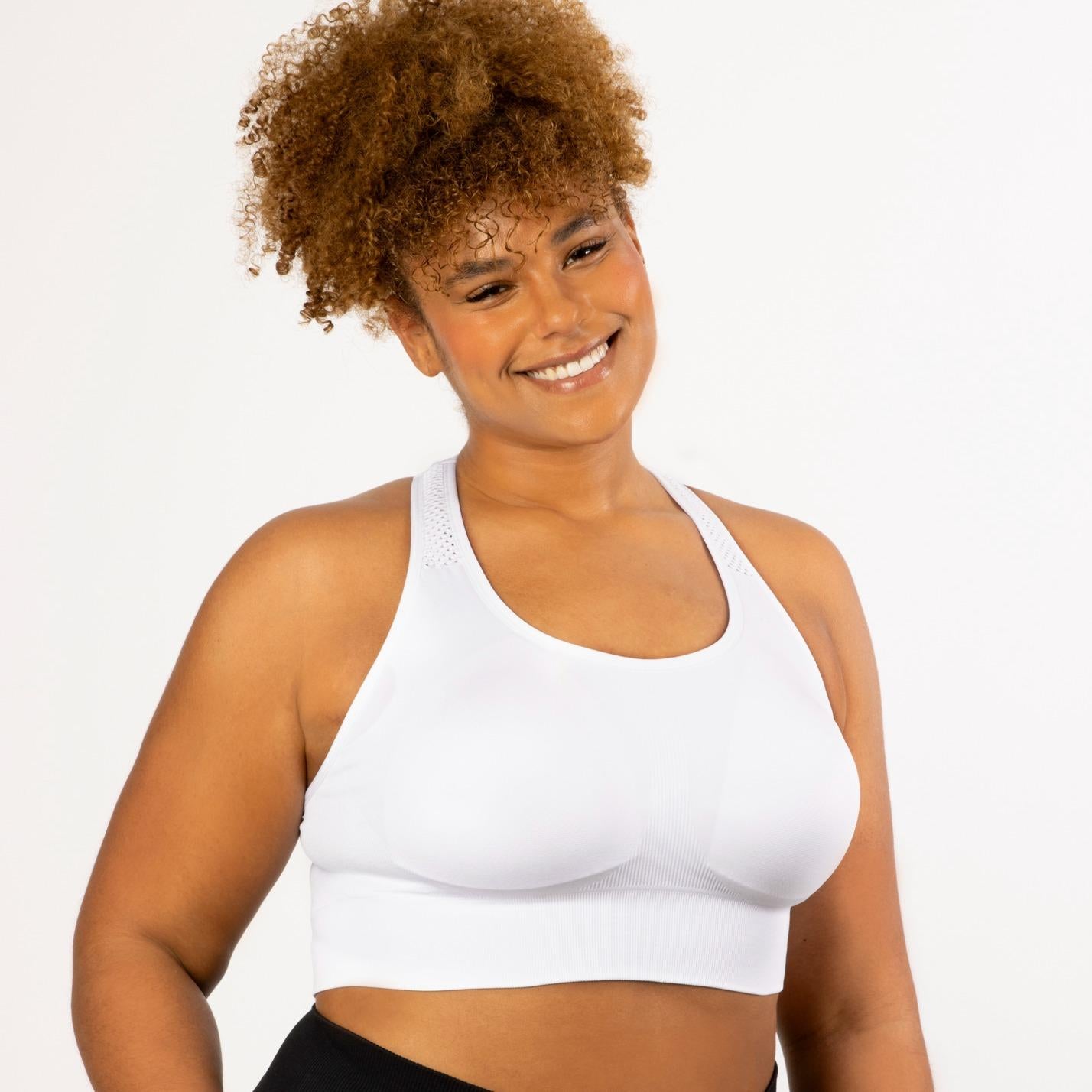 Women's Plus Size Wire free Active Seamless Sports Bra
