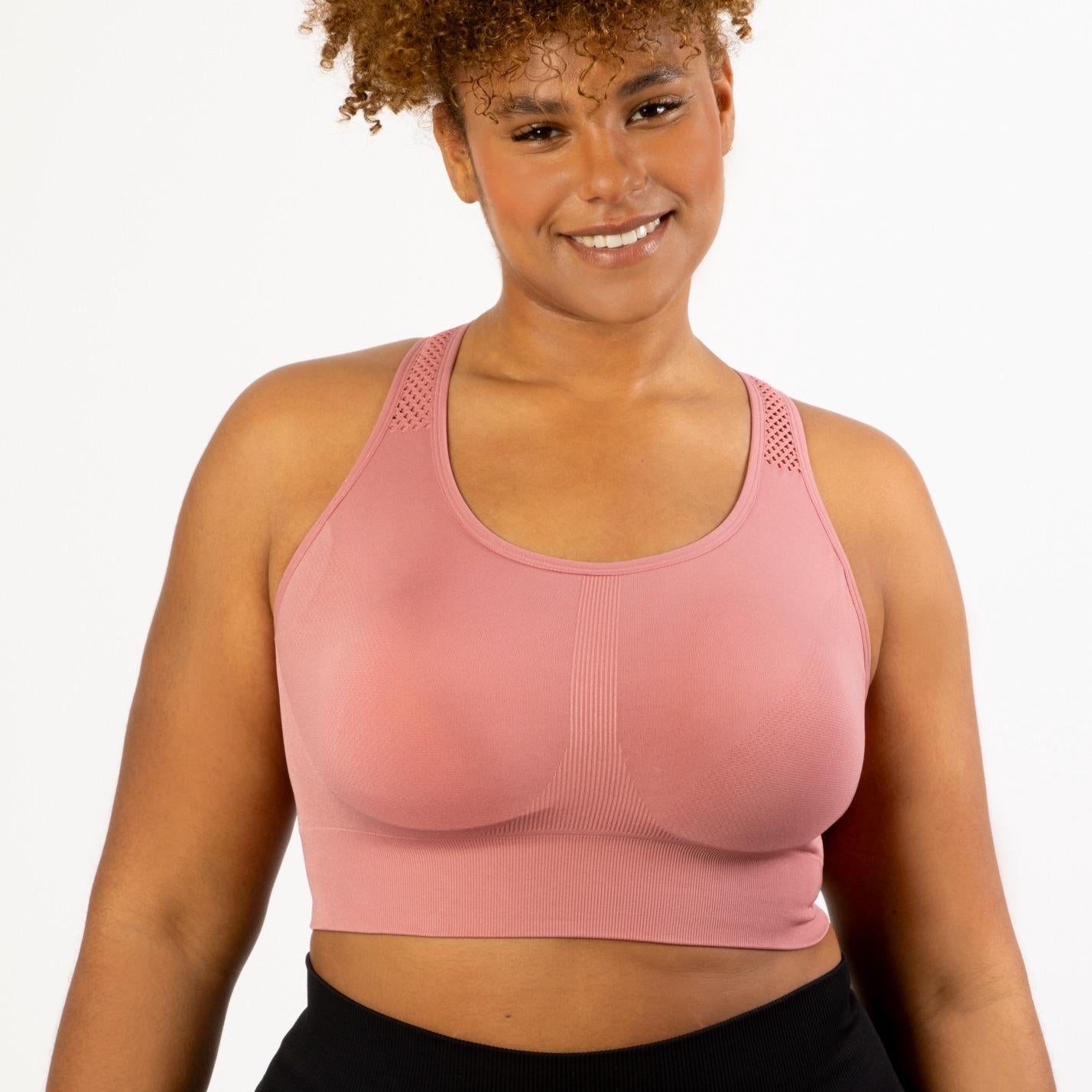 Women's Plus Size Wire free Active Seamless Sports Bra