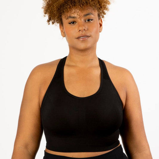 Women's Plus Size Wire free Active Seamless Sports Bra