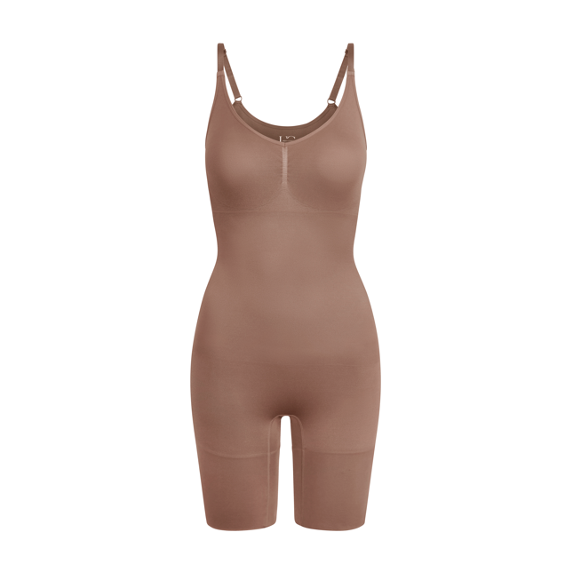 SculptRuched Bra Support Shapewear Boyshort Bodysuit