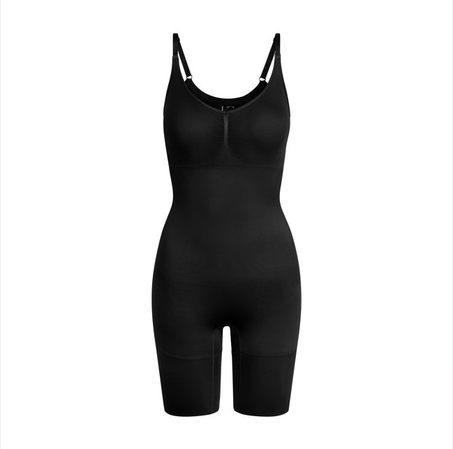 SculptRuched Bra Support Shapewear Boyshort Bodysuit