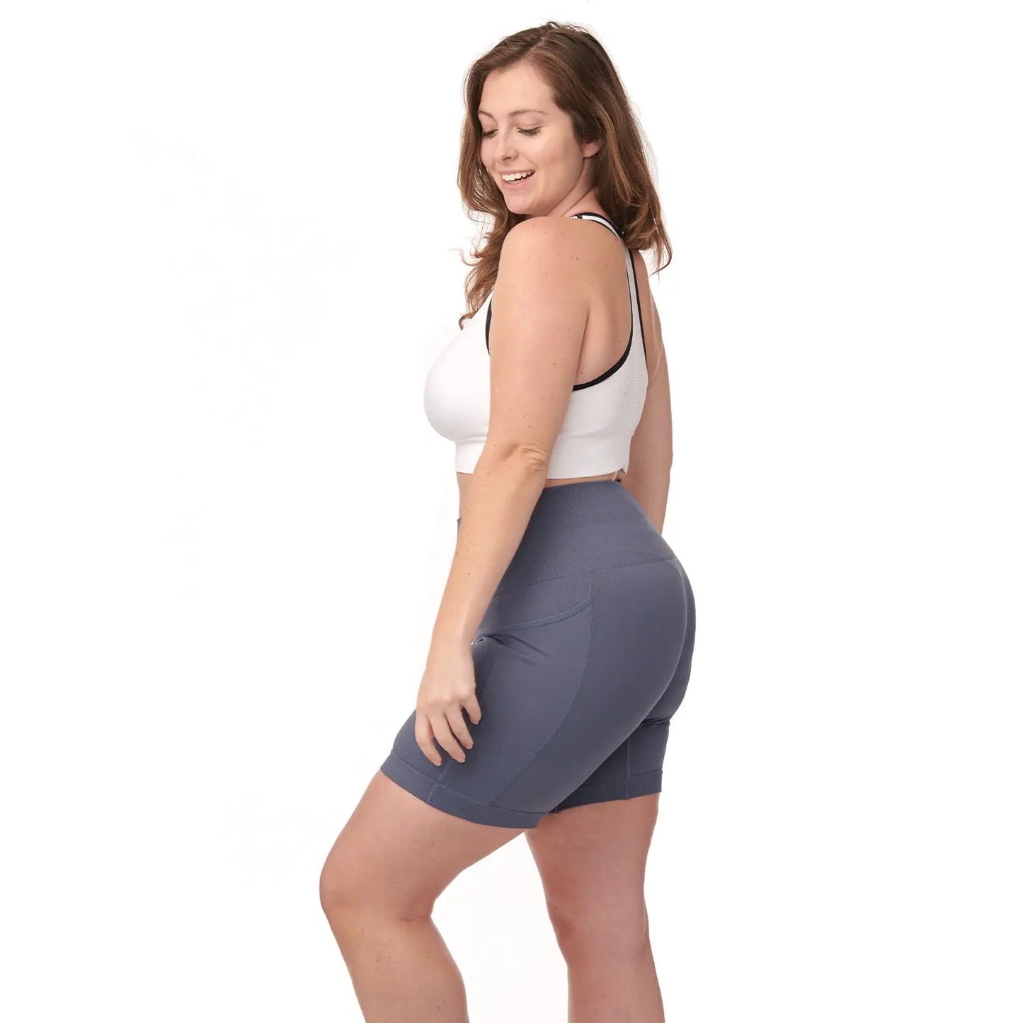 Women's Plus Size Wire free Active Seamless Sports Bra Under Control