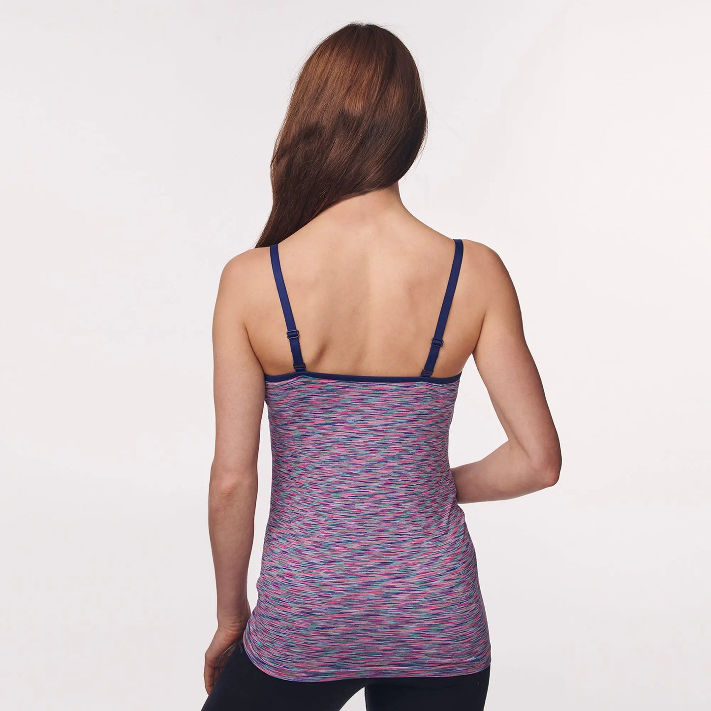 Under Control |3Pack Maternity Nursing Breastfeeding Camisole, Pregnant Women Cami Tank Tops, Seamless (Black, Black, Purple) Under Control
