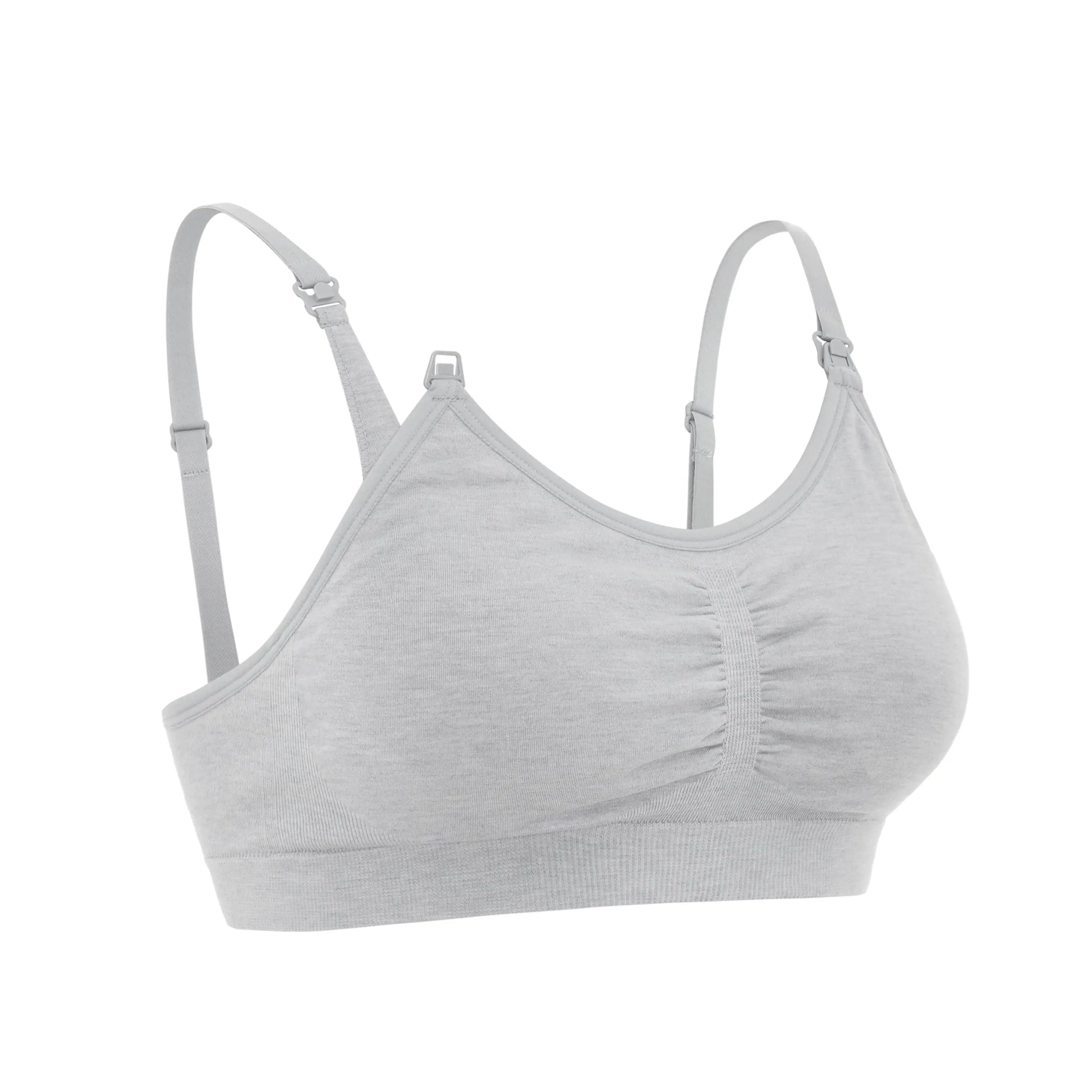 Under Control | 3 pack Nursing Bra Super Soft and Comfy, Comes with Free Hook & Eye Extension Pad (Black, Sand, Heather Grey) Under Control