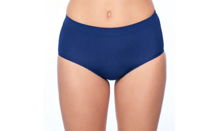 Under Control x Jilla Intimate |4 Pack Women's Breathable Solid Color Briefs Panty Underwear Under Control