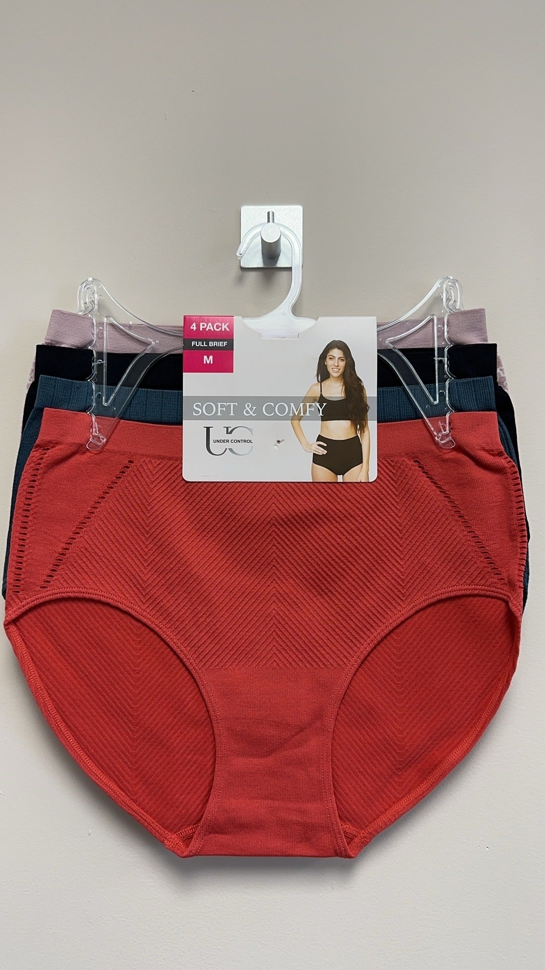 Under Control /JILLAWomen Mystery colors 4-Pack Full Brief --Sample S