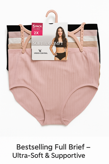 Women's Full Coverage Briefs (5-Pack)