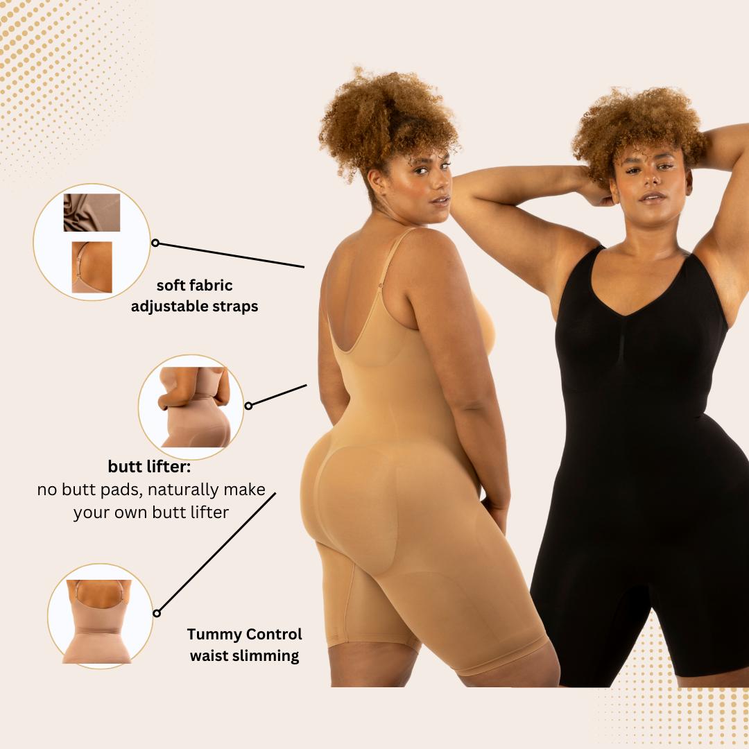 Regular & Plus Size Women's Bodysuit Butt Lifter Tummy Control Shapewear Womenswear