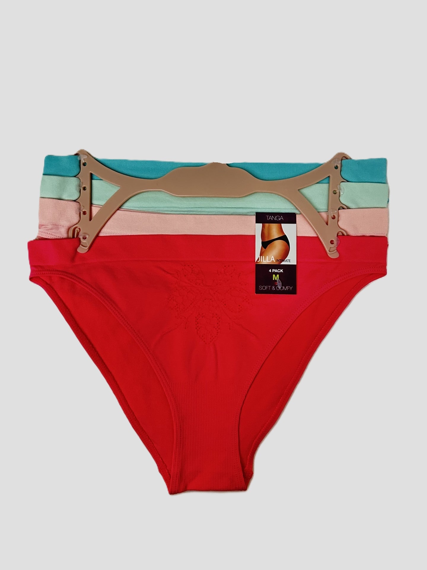 Mystery Women's 4-Pack Low-Rise Tanga Underwear – Surprise Assortment of Colors & Patterns