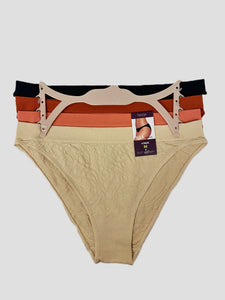Mystery Women's 4-Pack Low-Rise Tanga Underwear – Surprise Assortment of Colors & Patterns