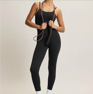 Jilla Active | DYNAMIC MOTION ALL IN ONE - Cross-Back Adjustable Strap Bodysuit