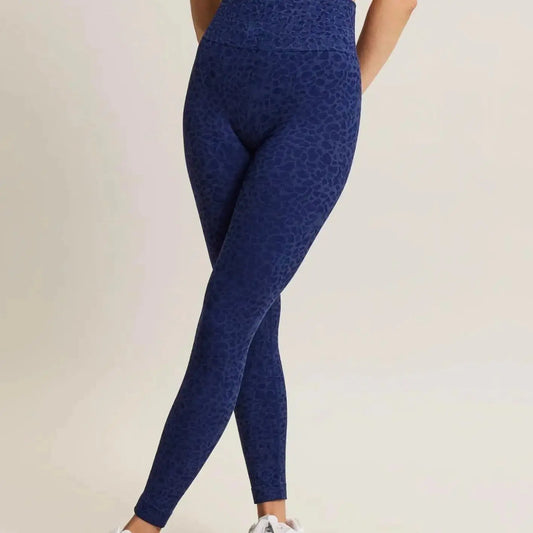 Jilla Active | SAHARA RECYCLED LEGGINGS - Animal Jacquard Full-length Ribbed leggings Jilla Active