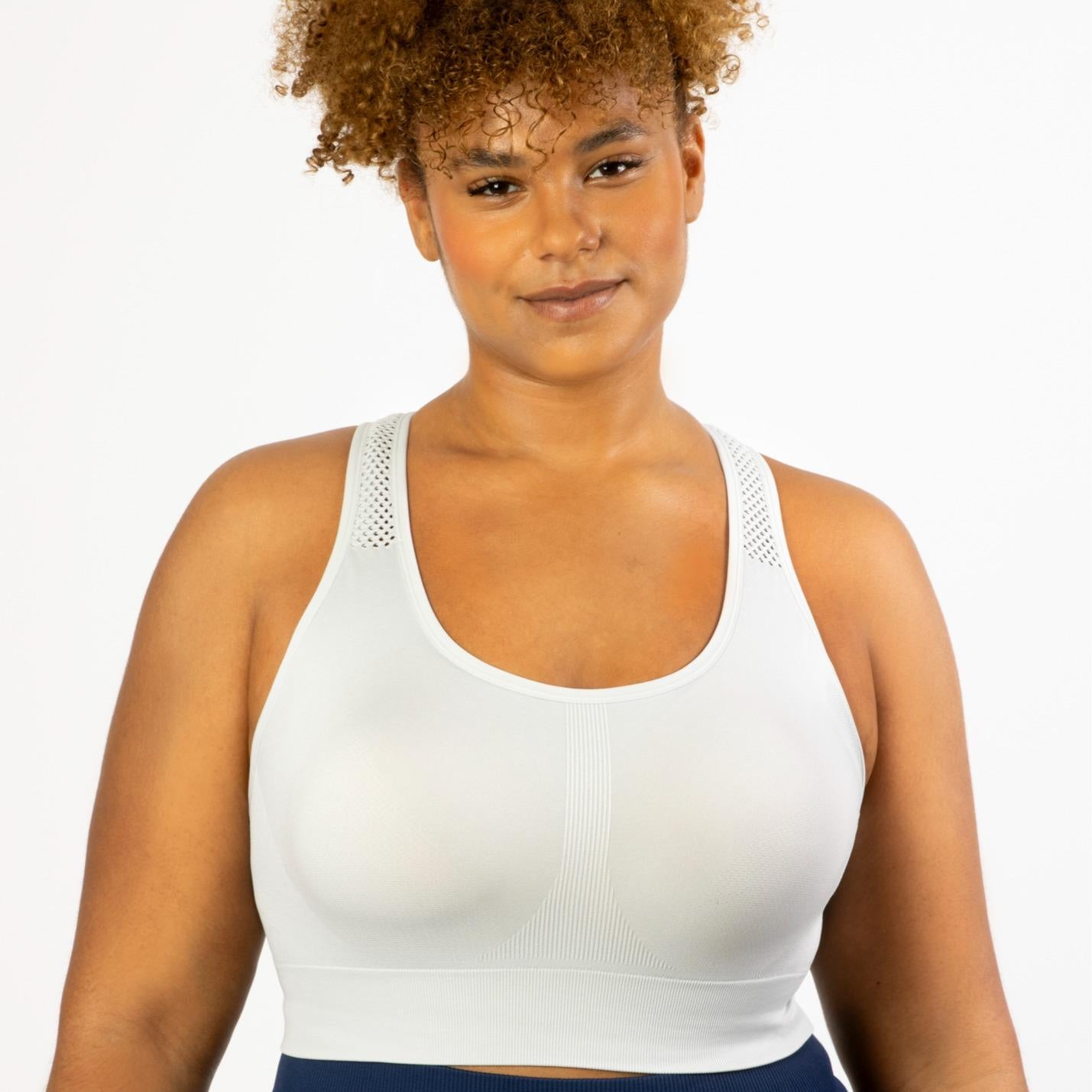 Women's Plus Size Wire free Active Seamless Sports Bra