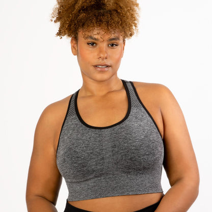 Women's Plus Size Wire free Active Seamless Sports Bra