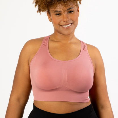 Women's Plus Size Wire free Active Seamless Sports Bra
