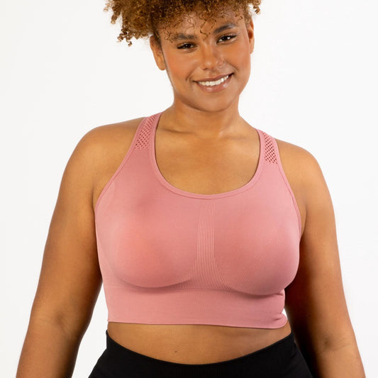 Women's Plus Size Wire free Active Seamless Sports Bra