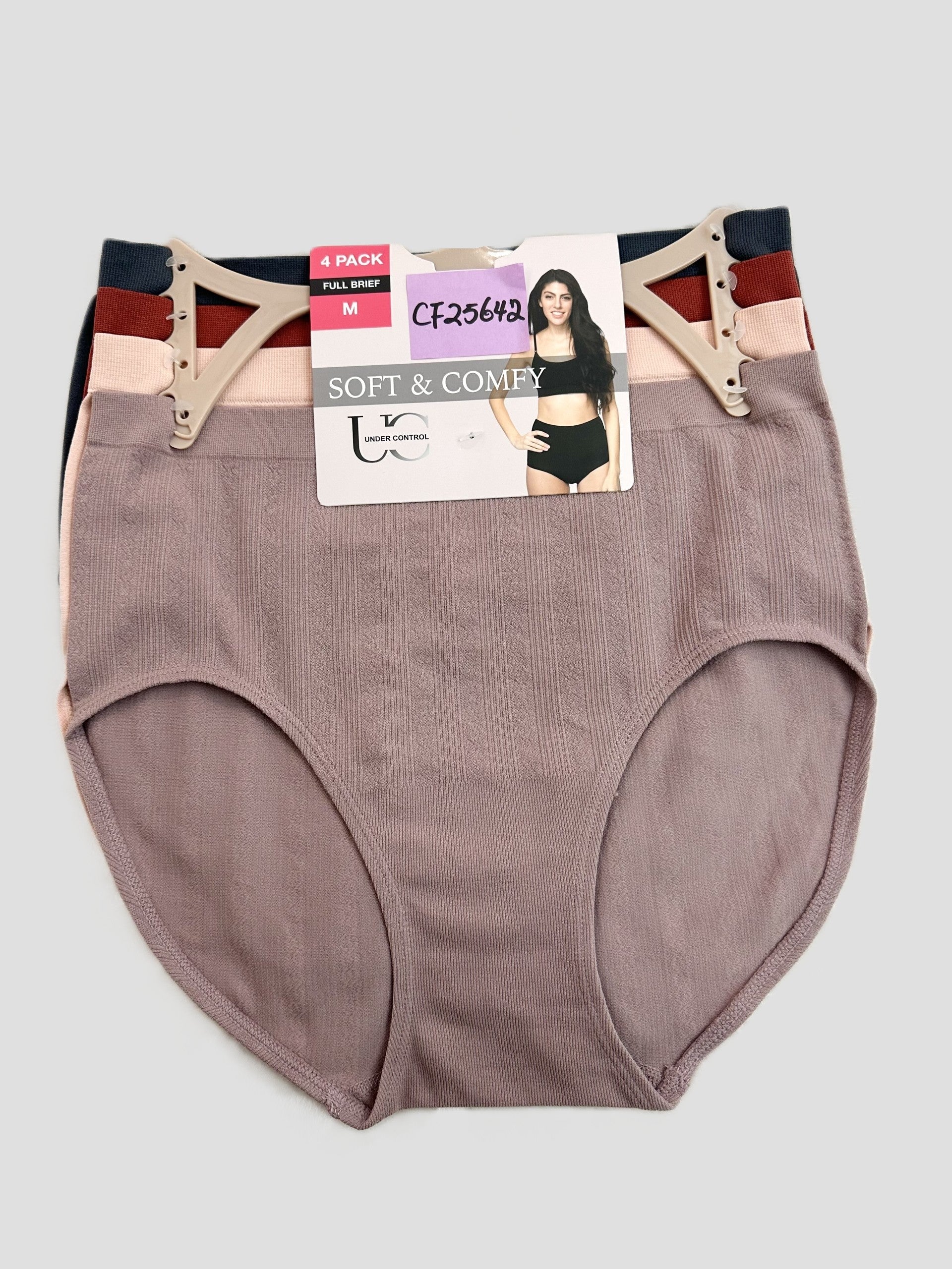 Under Control | 4-Pack Multi-Colored Full Briefs
