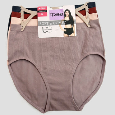 4-Pack Multi-Colored Full Briefs