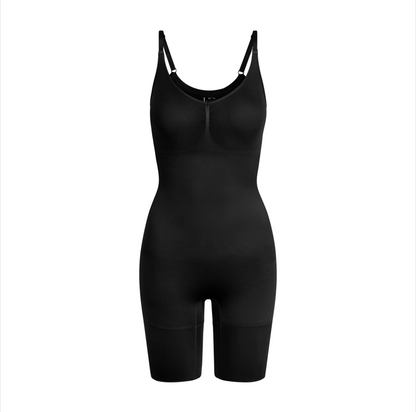 SculptRuched Bra Support Shapewear Boyshort Bodysuit