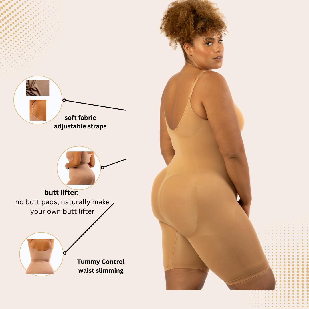 Regular & Plus Size Women's Bodysuit Butt Lifter Tummy Control Shapewear Womenswear