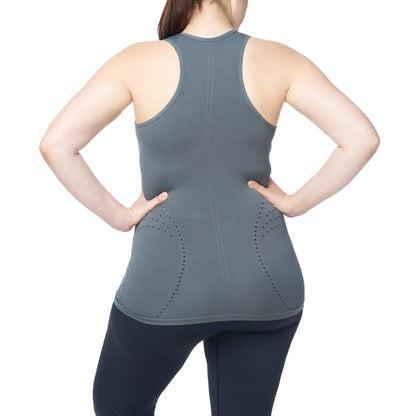 Pointelle Racer Back Tank- Plus Size Under Control