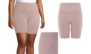 Women's High Waist Biker Shorts Under Control