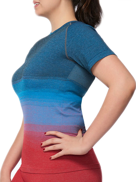 Women's Plus Active Short Sleeve Raglan T-shirt Under Control