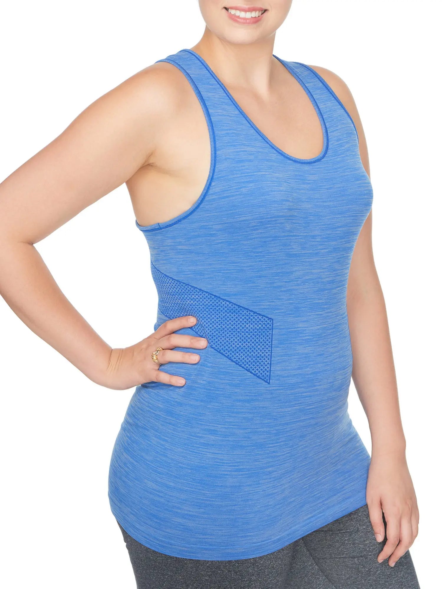 Women's Plus Racer Back Tank Under Control