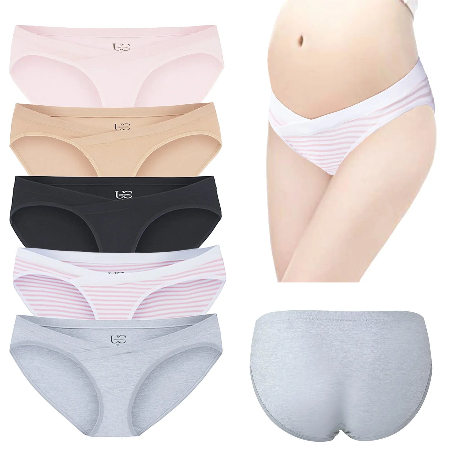 Under Control |Women's Maternity Panties – Comfortable & Supportive (5-Pack) Under Control