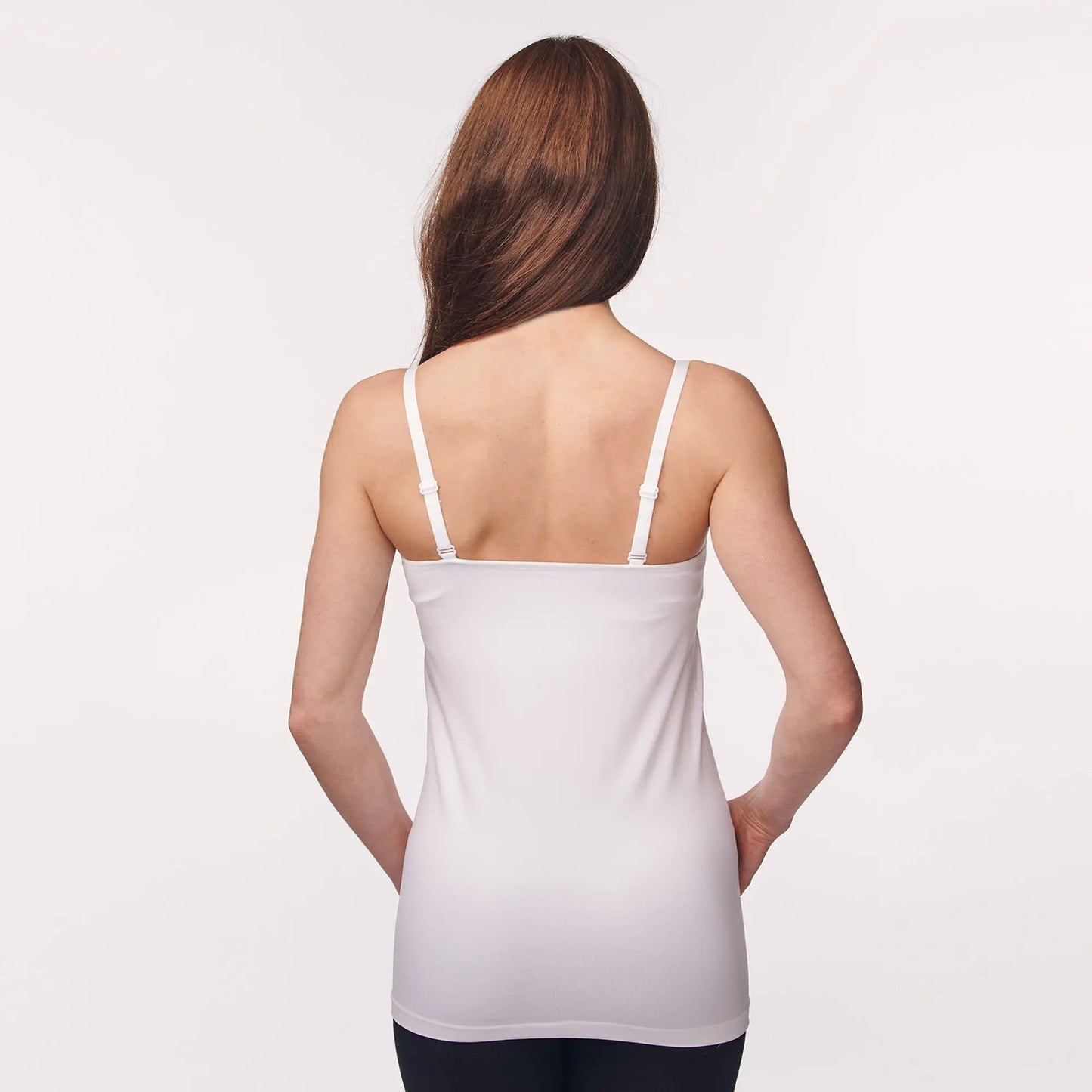 Under Control |3Pack Maternity Nursing Breastfeeding Camisole, Pregnant Women Cami Tank Tops, Seamless (Black, White, Pink) Under Control