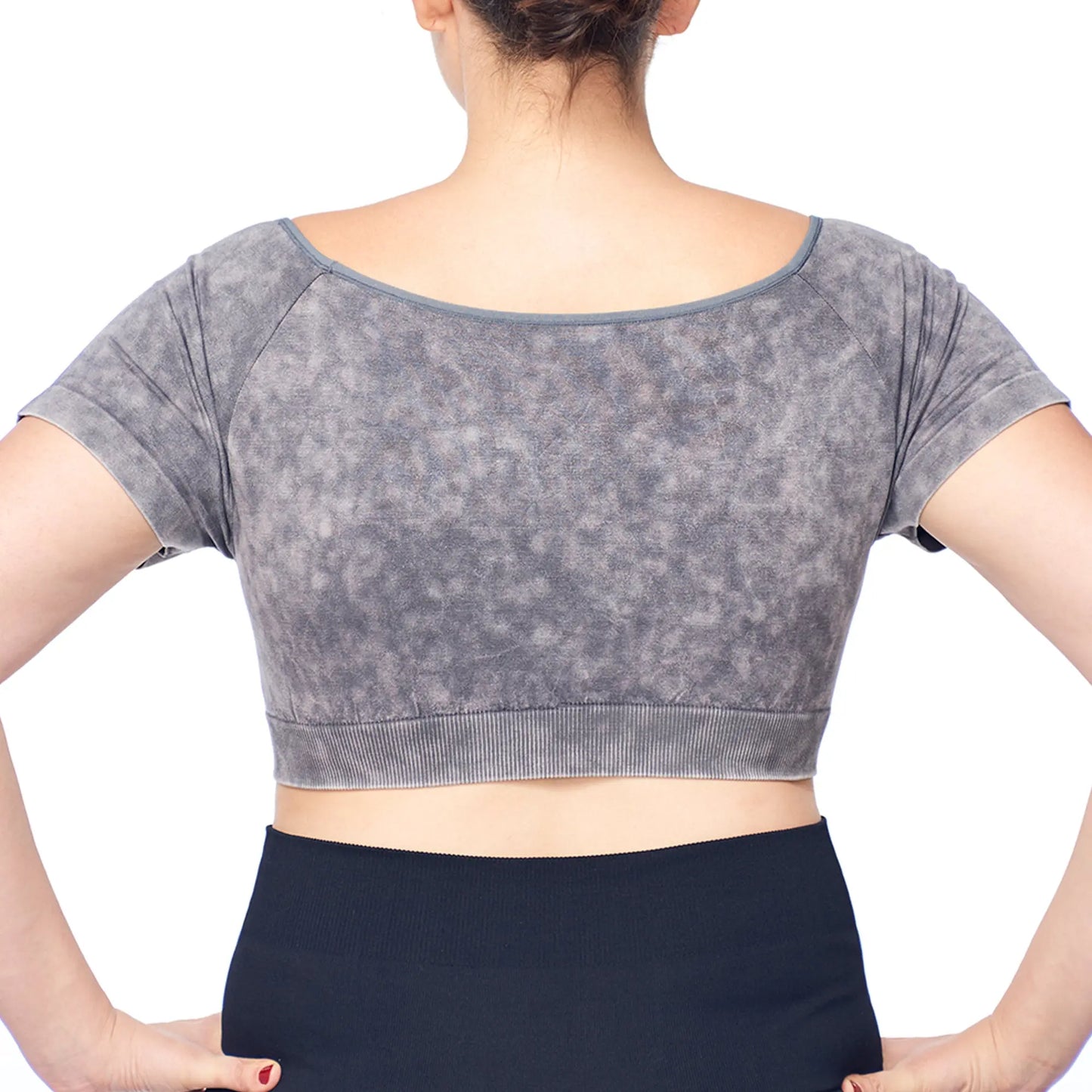 Women's Plus Size Crop Top - Charocal Under Control