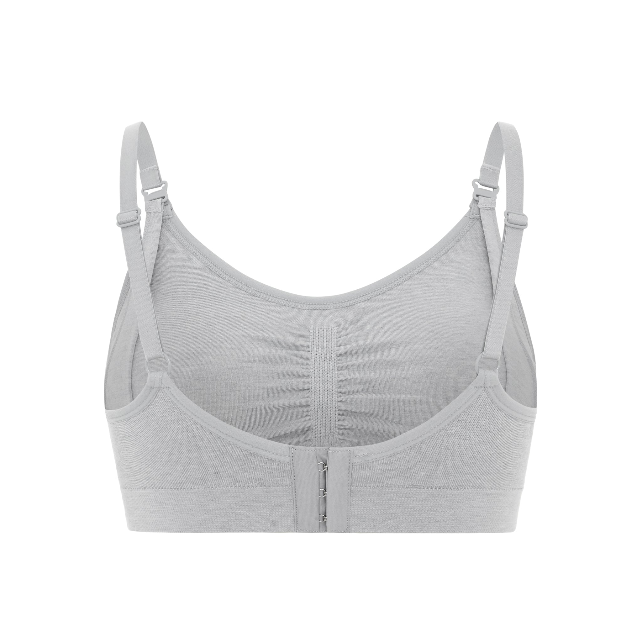 Under Control | 3 pack Nursing Bra Super Soft and Comfy, Comes with Free Hook & Eye Extension Pad (Black, Sand, Heather Grey)