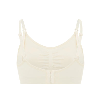 Under Control | 3 pack Nursing Bra Super Soft and Comfy, Comes with Free Hook & Eye Extension Pad (Black, Sand, Heather Grey) Under Control