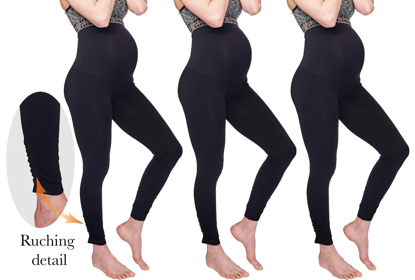 Thermal Legging - 3Pack Maternity Legging - Cotton Blend - Under Control Collection