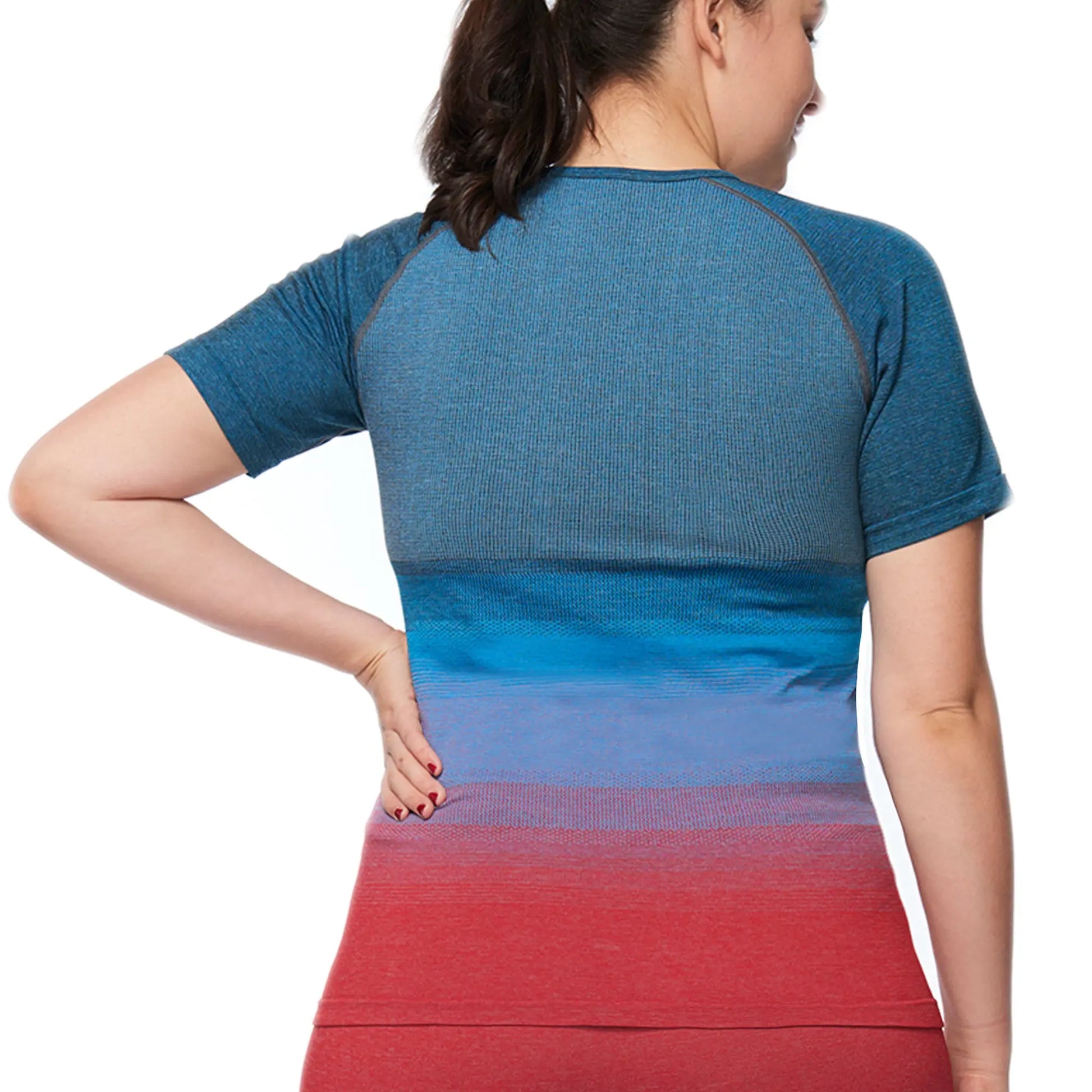 Women's Plus Active Short Sleeve Raglan T-shirt Under Control