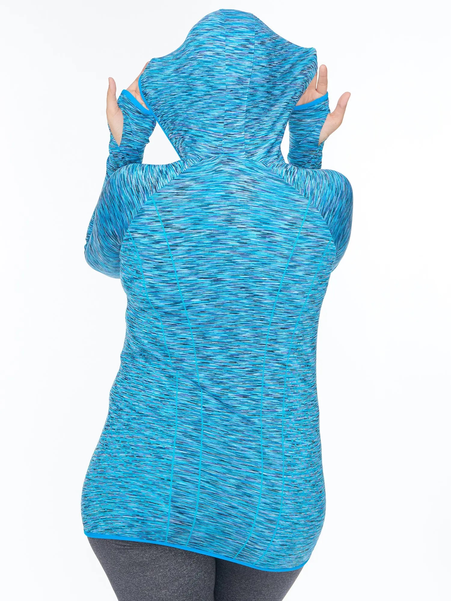 Women's Plus Spacedye Hoody Jacket Under Control