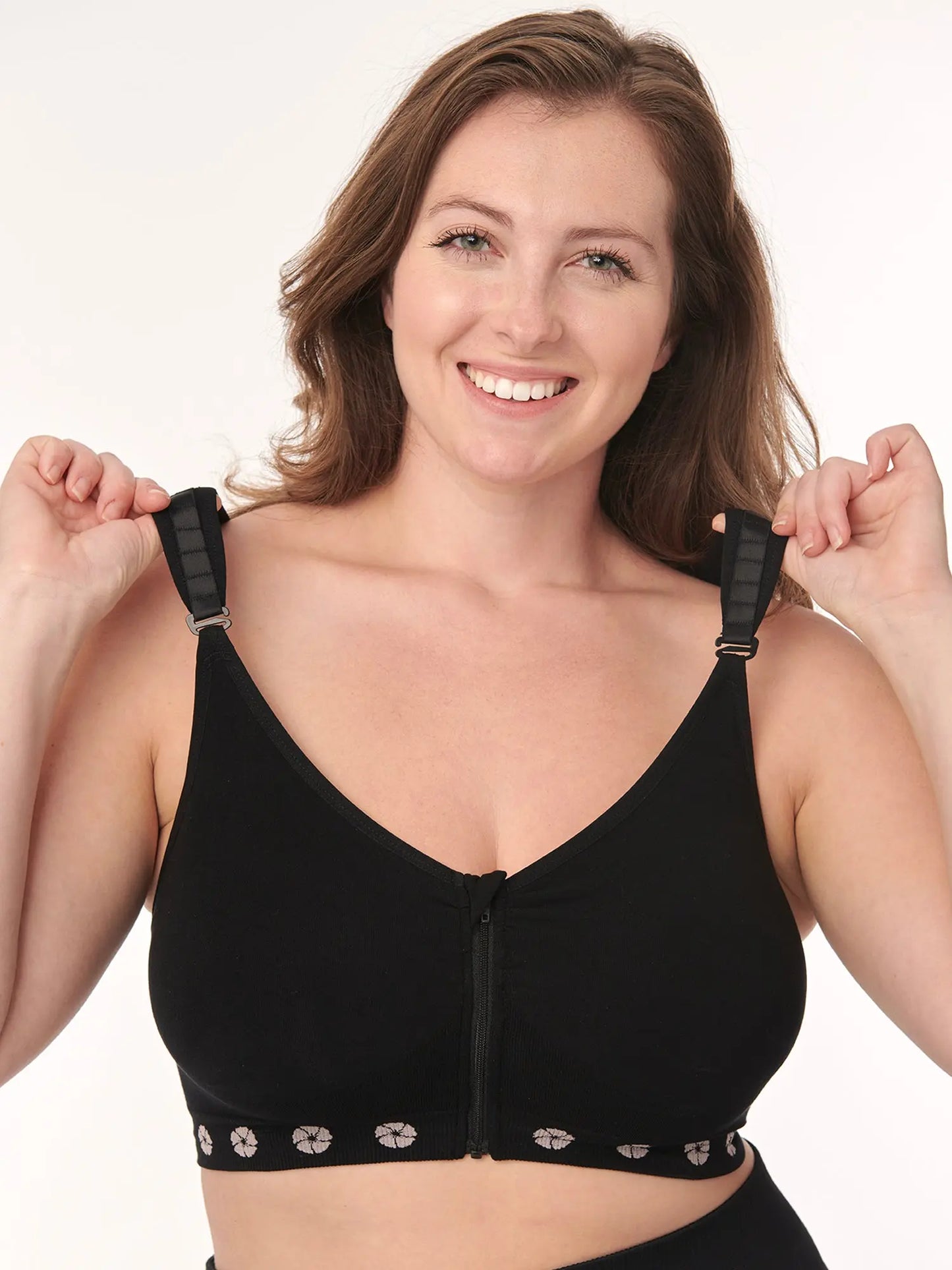 Under Control| Post-Surgical Bra – Designed for Breast Surgery Recovery & Comfort (Black) Under Control