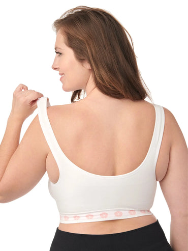 Under Control | Post-Surgical Bamboo bra in White Under Control