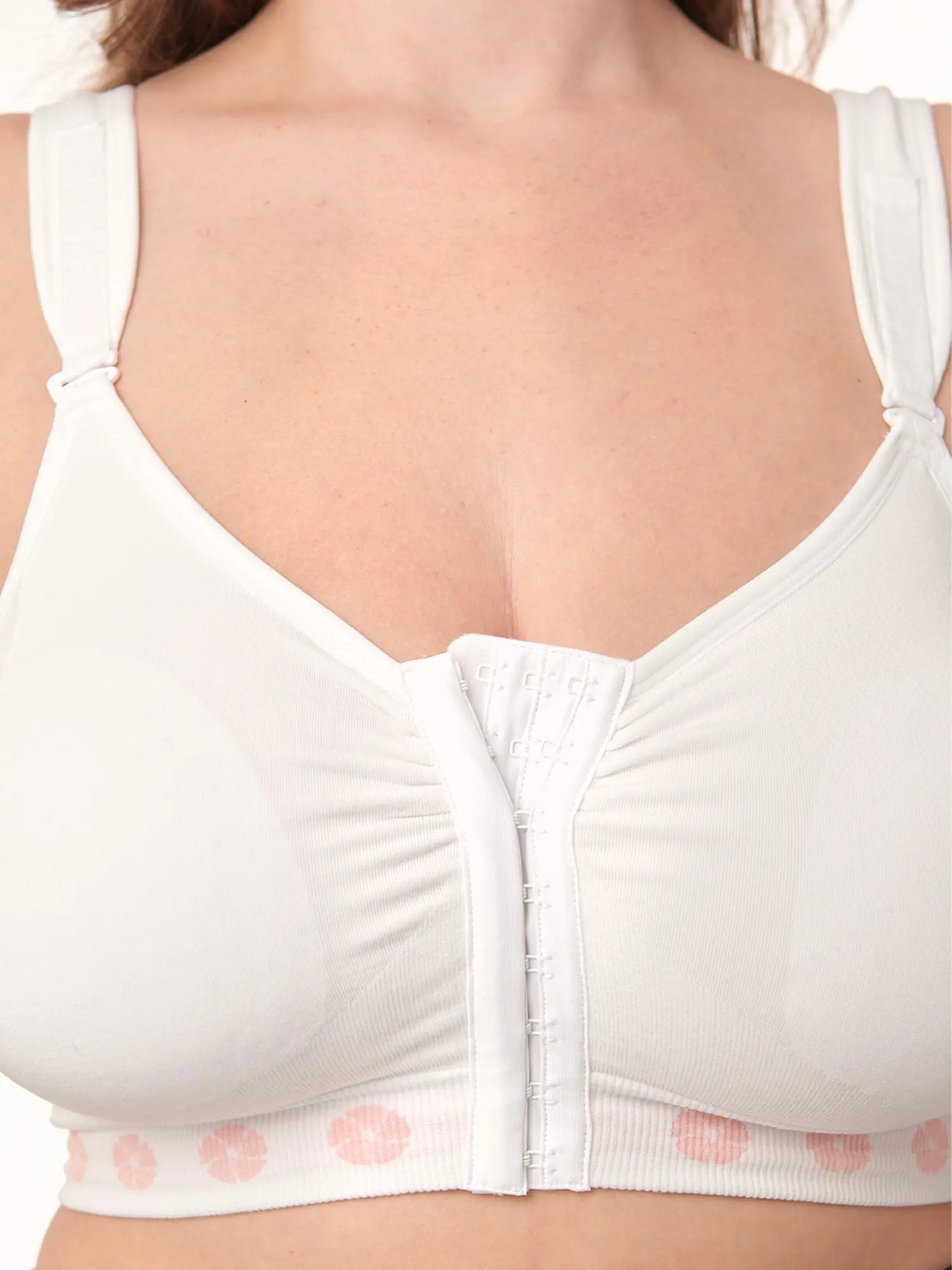 Under Control | Post-Surgical Bamboo bra in White Under Control