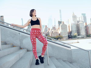 Fleece lined thermal leggings sales