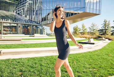 Classic Sleeveless Bodycon in Black - Under Control Collection