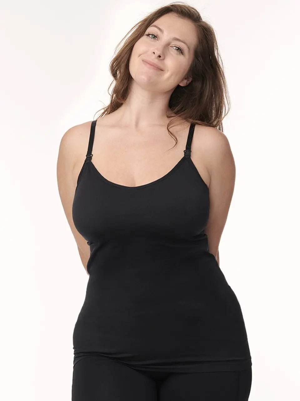 Under Control |Maternity Camisole – All-Day Comfort & Support (3-Pack, Black, Navy, Pink) Under Control