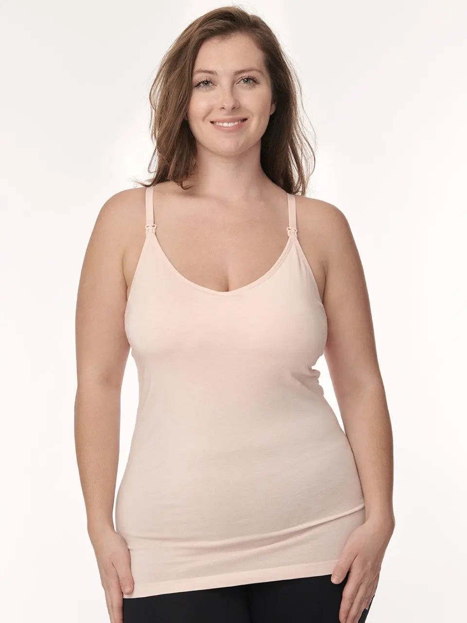 Under Control |Maternity Camisole – All-Day Comfort & Support (3-Pack, Black, Navy, Pink) Under Control
